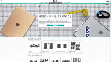 Green Vinyl Graphics website preview